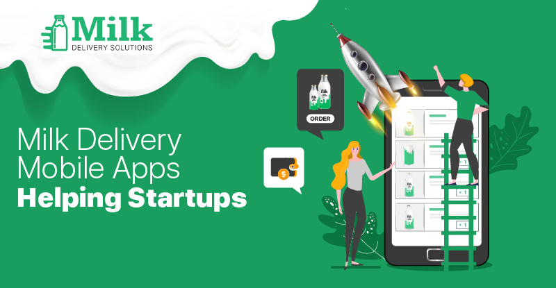 Milk delivrey mobile app for milk business startups